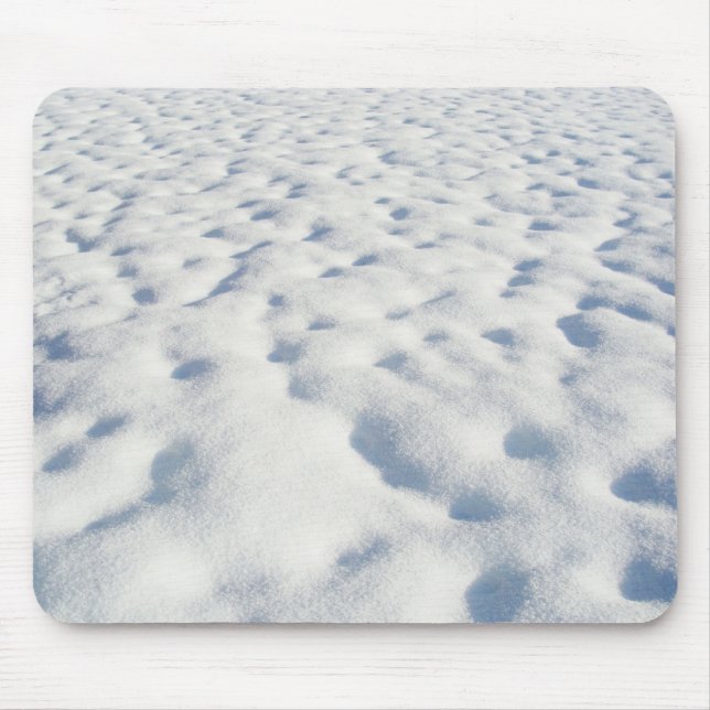 Alfombrilla De Ratón Fondo de la nieve - Mousepad (Frente)