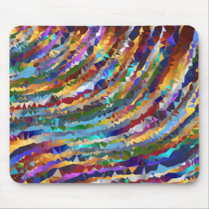 Alfombrilla De Ratón Fondo de onda de polos bajos