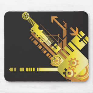 Alfombrilla De Ratón Fondo de semitono técnico 5