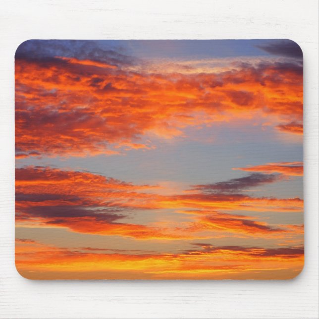 Alfombrilla De Ratón Fondo del cielo colorido. (Frente)