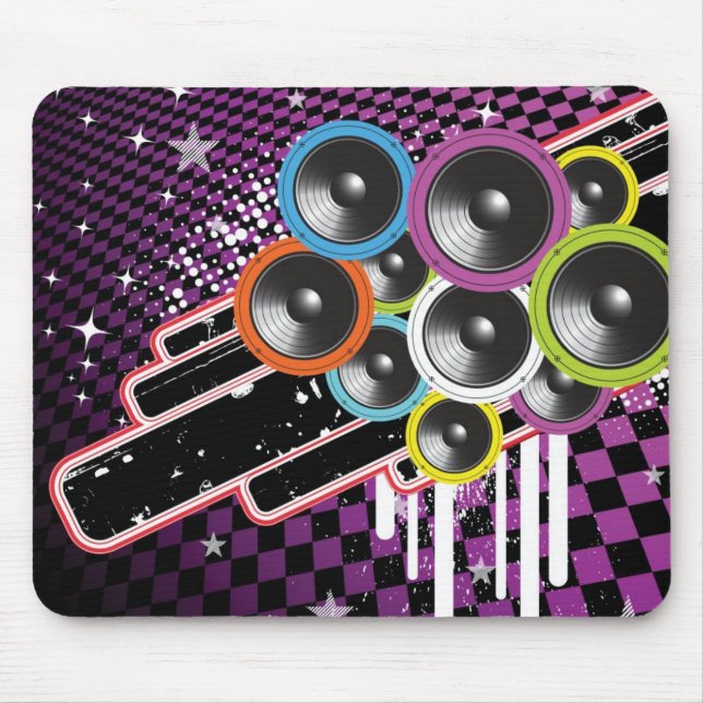 Alfombrilla De Ratón Fondo del Grunge (Frente)