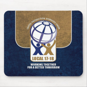 Alfombrilla De Ratón fondo del monograma del local 17-18