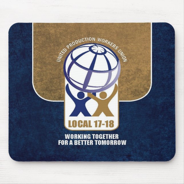 Alfombrilla De Ratón fondo del monograma del local 17-18 (Frente)