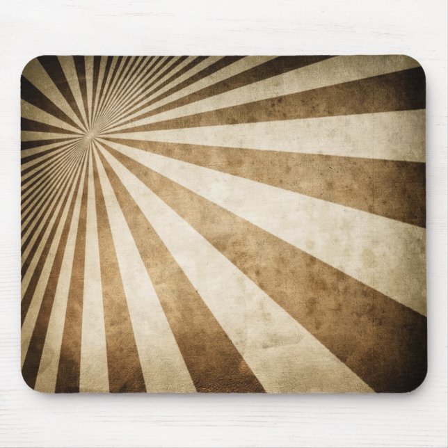 Alfombrilla De Ratón Fondo retro del modelo de la raya (Frente)