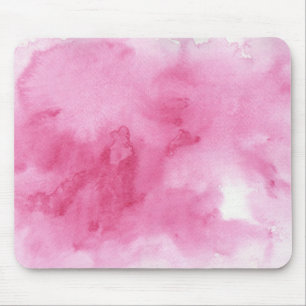 Alfombrilla De Ratón fondo rosado de la acuarela para su