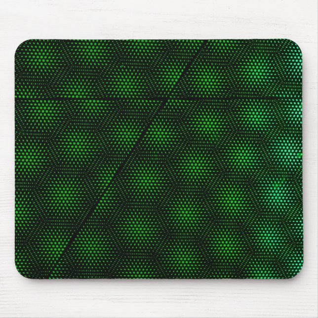 Alfombrilla De Ratón Fondo verde abstracto (Frente)