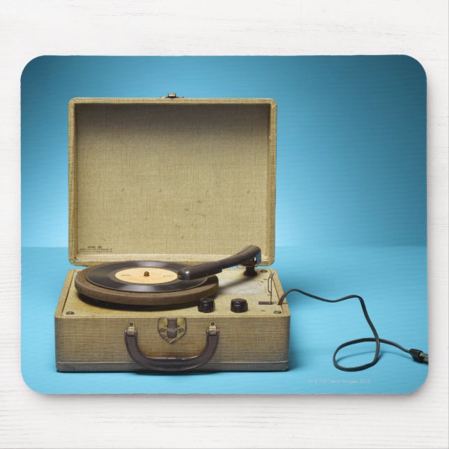 Alfombrilla De Ratón Fonógrafo de época (Frente)