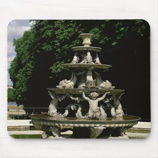 Alfombrilla De Ratón Fontaine de la Pyramide (Frente)