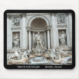 Alfombrilla De Ratón Fontana de Trevi, Roma, Italia