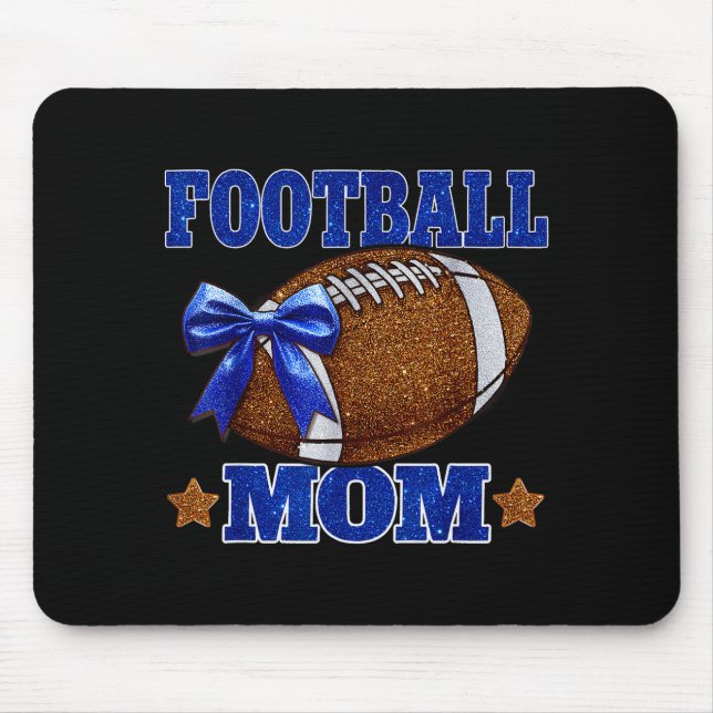 Alfombrilla De Ratón Footbal Mom Football Mama Game Day Football Season (Frente)