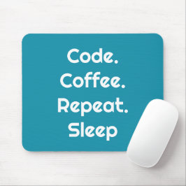 Alfombrilla De Ratón For Engineers – Code. Coffee. Sleep Mouse Pad