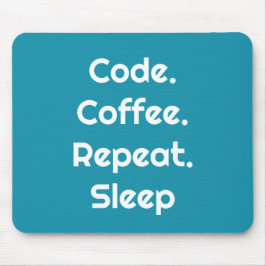 Alfombrilla De Ratón For Engineers – Code. Coffee. Sleep Mouse Pad