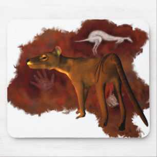 Alfombrilla De Ratón Forever extinto - Thylacine o tigre tasmano
