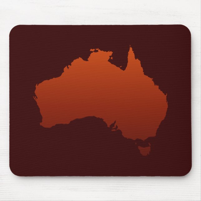 Alfombrilla De Ratón Forma del Desierto Australiano (Frente)