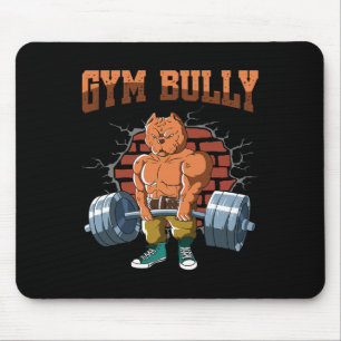 Alfombrilla De Ratón Formación Fitness Dog Gym Bully Deadlift