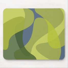 Alfombrilla De Ratón Formas ecológicas onduladas, frescas, modernas y m