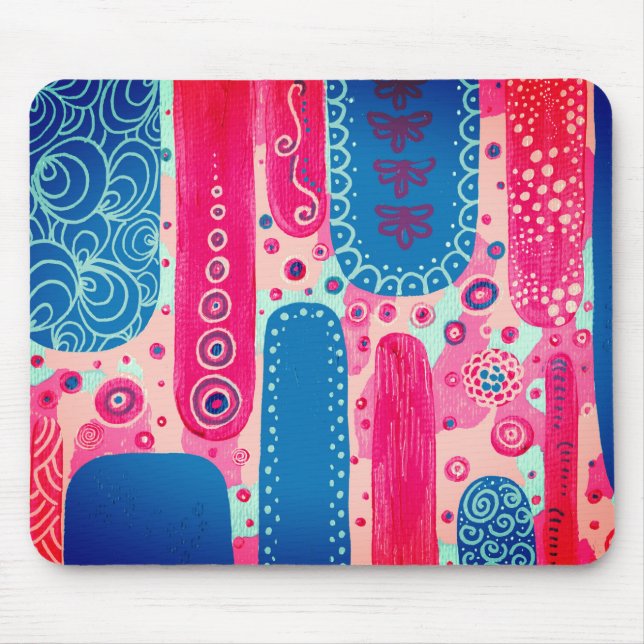 Alfombrilla De Ratón Formas y formas divinas originales Resumen de arte (Frente)