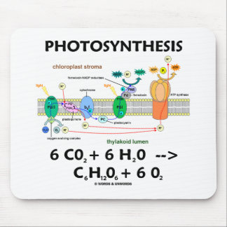 Alfombrilla De Ratón Fórmula de la fotosíntesis (sustancia química)