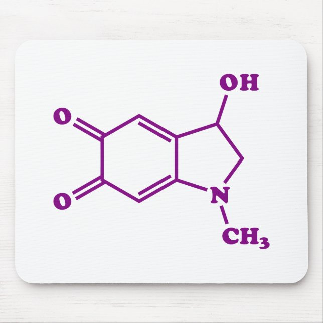 Alfombrilla De Ratón Fórmula química molecular de Adrenocromo (Frente)
