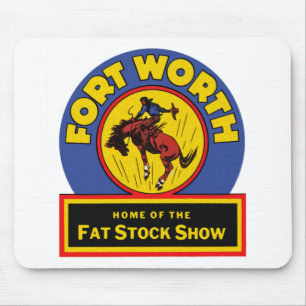 Alfombrilla De Ratón Fort Worth Fat Stock Show