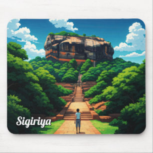 Alfombrilla De Ratón Fortaleza de rock sigiriya Sri Lanka