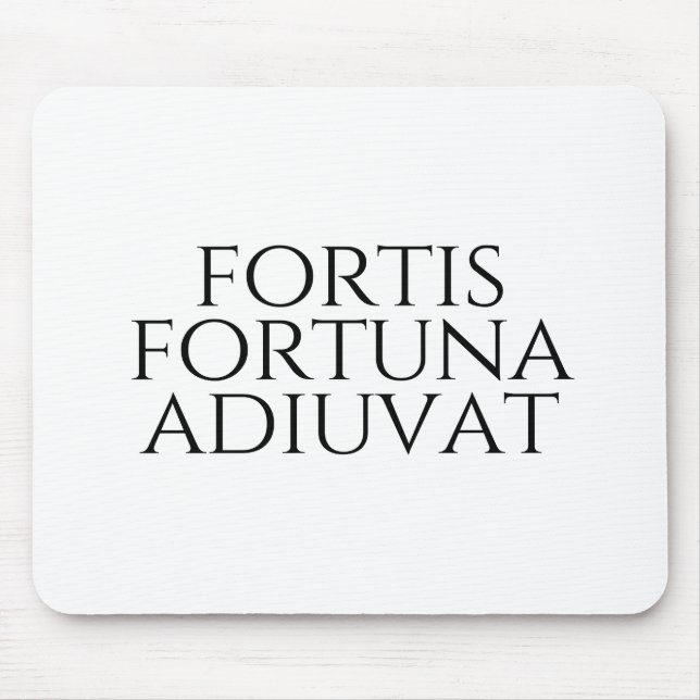Alfombrilla De Ratón Fortis Fortuna Adiuvat (Frente)