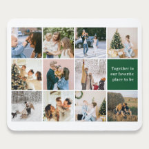 Foto Collage Verde de Cita Familiar