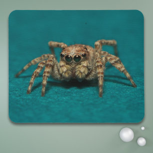 Alfombrilla De Ratón Foto Cute Jumping Spider