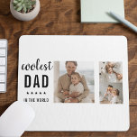 Alfombrilla De Ratón Foto de colección moderna Regalo del Día de los Pa<br><div class="desc">El "Modern Collage Photo Colorful Best Dad Ever Gift" es un regalo personalizado y único para cualquier padre que merezca ser celebrado. El regalo es una foto de collage hecha de varias imágenes individuales que han sido cuidadosamente dispuestas para crear un diseño impresionante y llamativo. El regalo es una gran...</div>