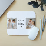 Alfombrilla De Ratón Foto de colección moderna Te ama el mejor regalo d<br><div class="desc">Foto de colección moderna Te ama el mejor regalo del abuelo</div>