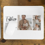 Alfombrilla De Ratón Foto De Collage Moderna Con El Regalo De Mejor Cit<br><div class="desc">Una moderna foto de collage con una sincera cita acerca de un padre es el regalo perfecto para mostrar tu aprecio y amor por tu padre. Este regalo único y personalizado es una excelente manera de mostrar tus recuerdos favoritos juntos y expresar tu gratitud por todo lo que ha hecho...</div>