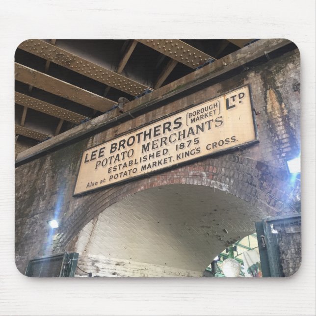 Alfombrilla De Ratón Foto de comerciante de papas en el mercado de la z (Frente)