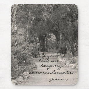 Alfombrilla De Ratón Foto de John 14:15 path