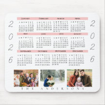 Foto de la familia de calendarios Cute Multi Photo