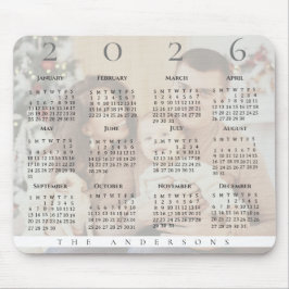 Alfombrilla De Ratón Foto de la familia de calendarios del Año 2023