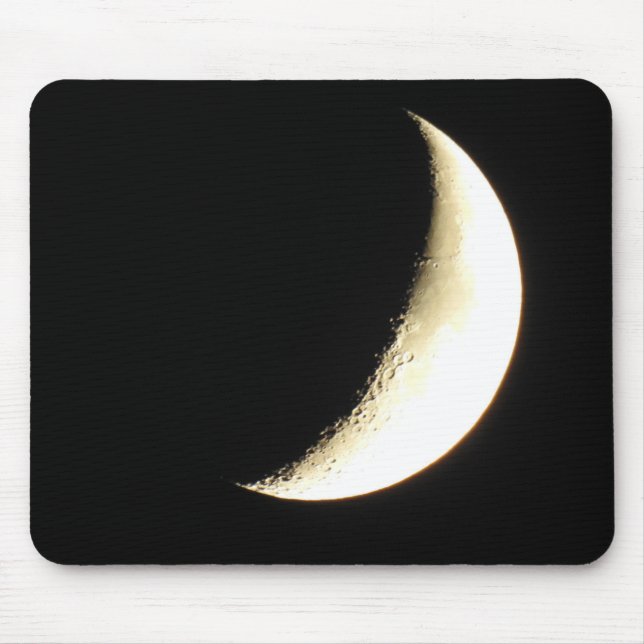 Alfombrilla De Ratón Foto de la luna cerca de los cráteres (Frente)