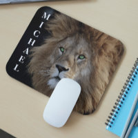 Foto de León Salvaje Ojos verdes Personalizados