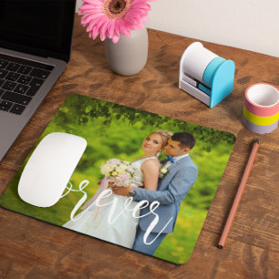 Alfombrilla De Ratón Foto de matrimonio personalizado para siempre