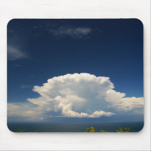 Alfombrilla De Ratón Foto de Nube Blanca Esponjosa