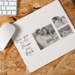 Alfombrilla De Ratón Foto De Pareja Collage Y Cita Romántica A La Luna<br><div class="desc">Foto De Pareja Collage Y Cita Romántica A La Luna</div>