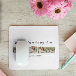 Alfombrilla De Ratón Foto De Pareja Collage Y Tú Eres Mi Cita De Té