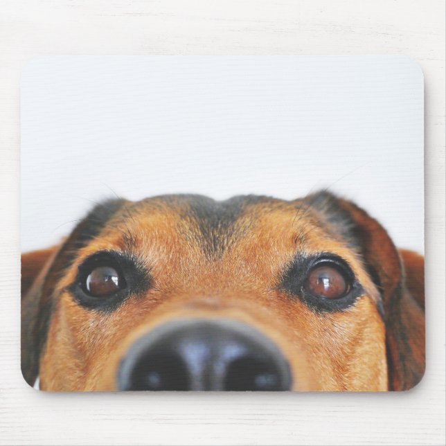 Alfombrilla De Ratón Foto de perro personalizada moderna (Frente)