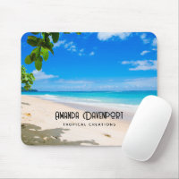 Foto de una hermosa playa tropical soleada