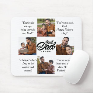 Alfombrilla De Ratón Foto del mejor Personalizado de papá