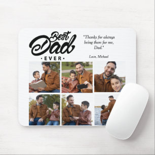Alfombrilla De Ratón Foto del mejor Personalizado de papá