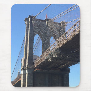 Alfombrilla De Ratón Foto histórica de Brooklyn Bridge New York City NY