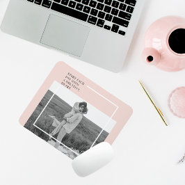 Alfombrilla De Ratón Foto moderna Pastel de regalo de la familia rosa