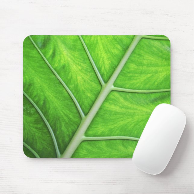 Alfombrilla De Ratón Foto verde tropical Mousepad de la naturaleza de (Con ratón)