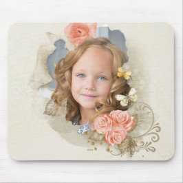 Alfombrilla De Ratón Foto Victoriana Floral Mouse Pad