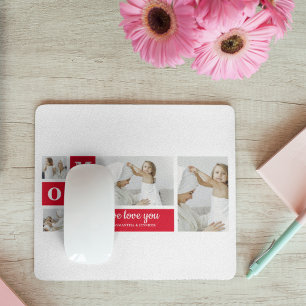 Alfombrilla De Ratón Fotografía de Collage moderna de la mejor mamá de 